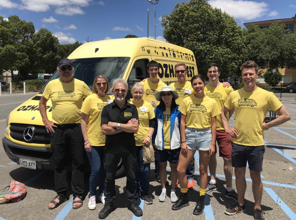 Stu and Lena, Seated Massage directors volunteering for OzHarvest